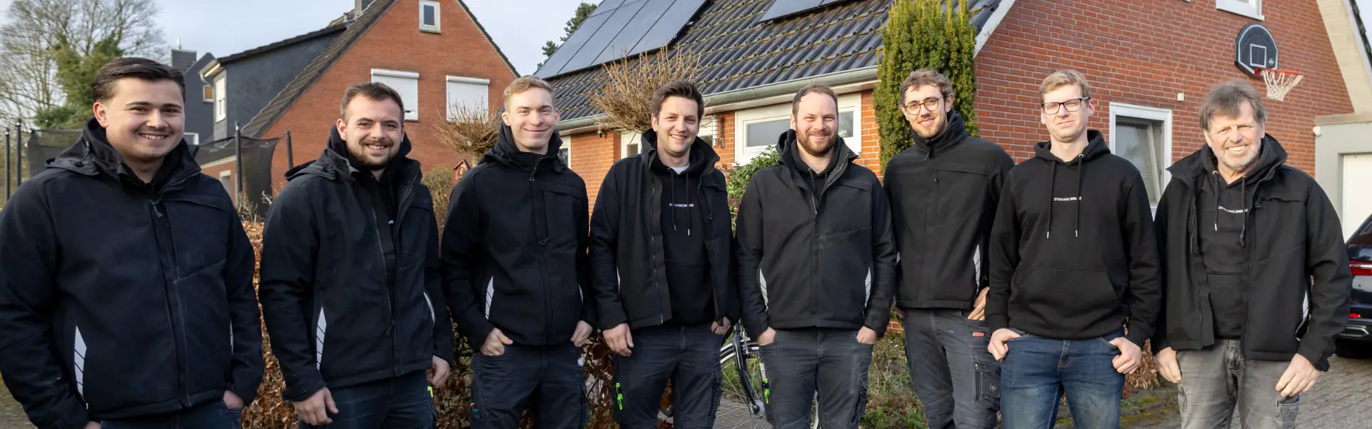 Unser Dynamic Home Team – erfahrene Profis und motivierte Kollegen, die gemeinsam richtig Gas geben.